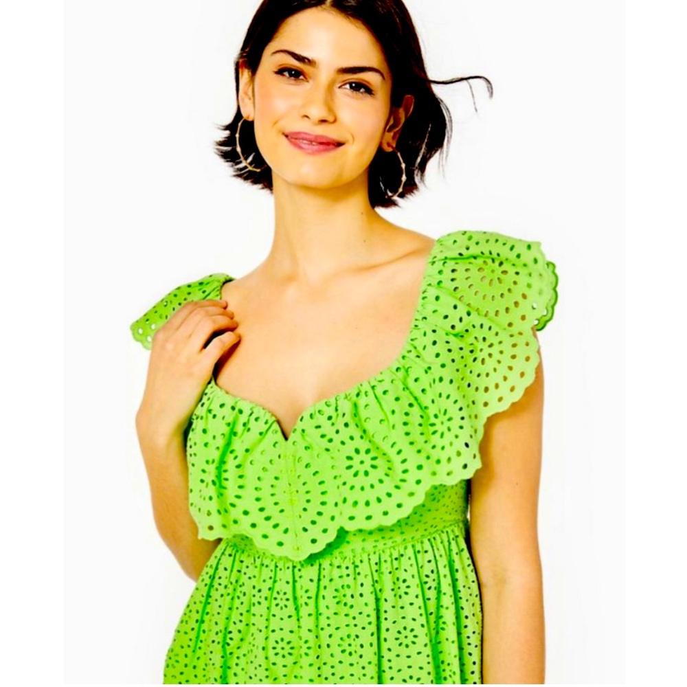 Lilly Pulitzer NWT Asteria Eyelet Babydoll Dress